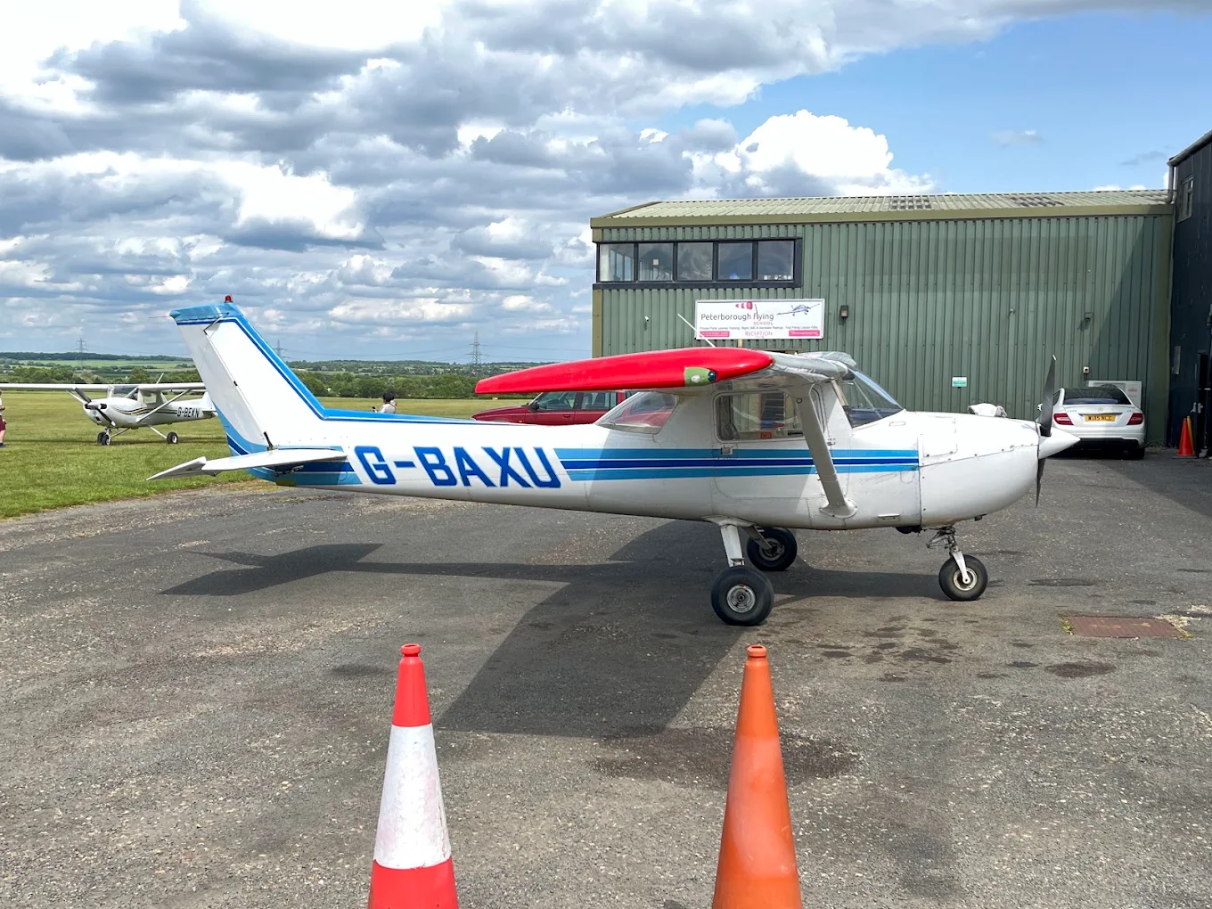 Peterborough Flying School Aircraft at Sibson Aerodrome